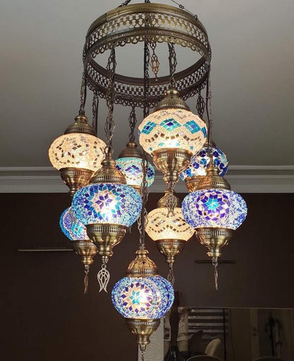Customized  *HANDMADE* MOSAIC CHANEDLIER
