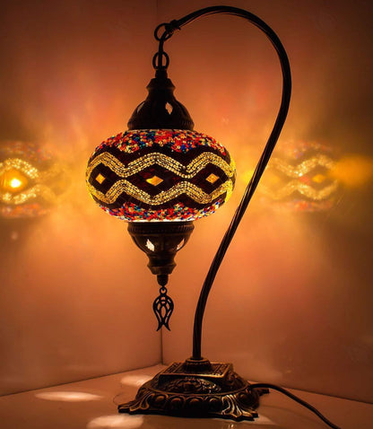 CUSTOMIZED MOSAIC SWAN LAMP (FREE AND FAST EXPEDITED 5 DAY SHIPPING)