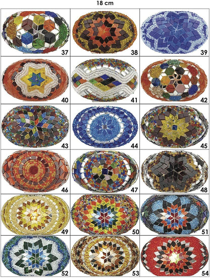 CUSTOMIZED 3 GLOBE MOSAIC LAMP