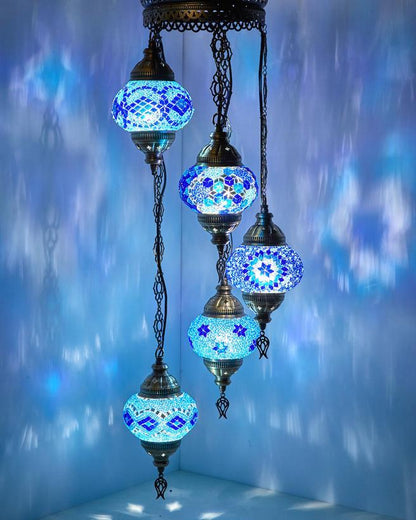 *HANDMADE* MOSAIC CHANDELIER